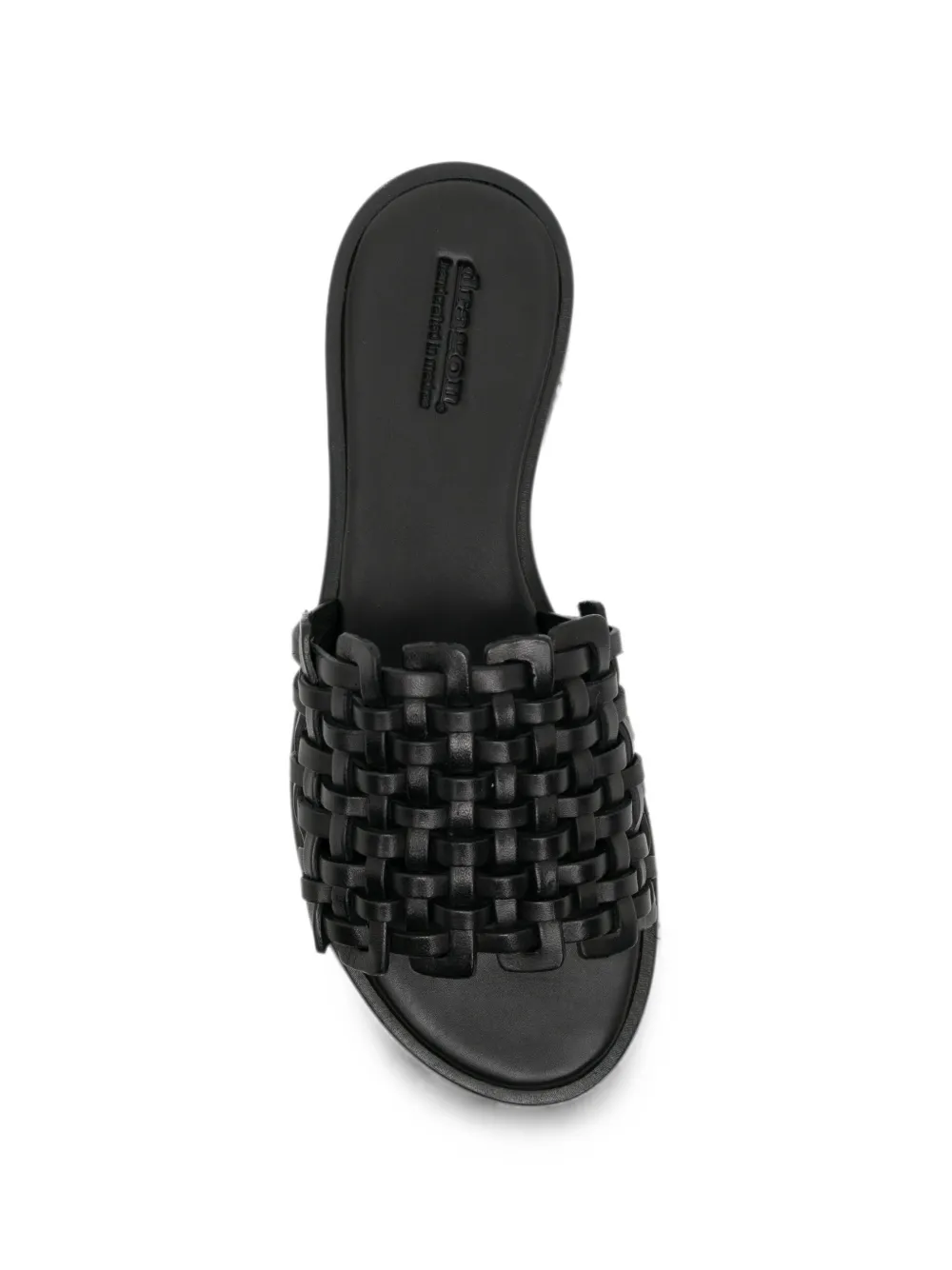 DRAGON DIFFUSION Sandalen met zigzag-patroon Zwart