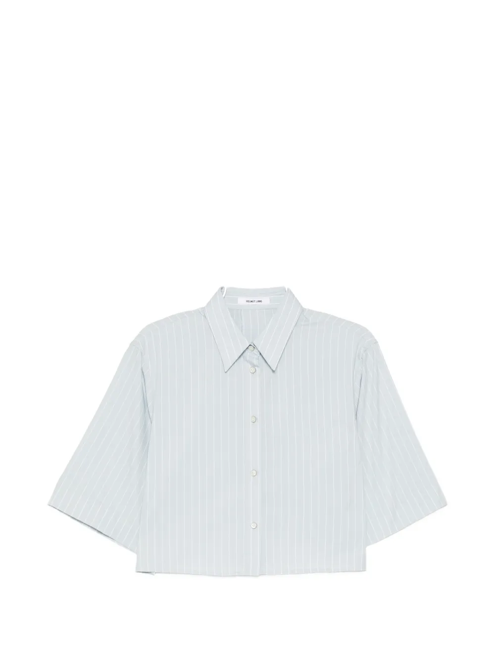 Helmut Lang Striped Long-sleeve Shirt In Blue