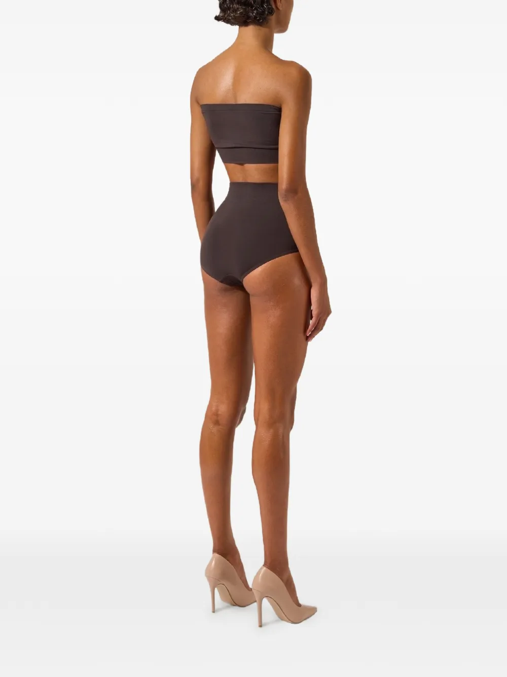 Wolford Naadloze high-waist slip Bruin