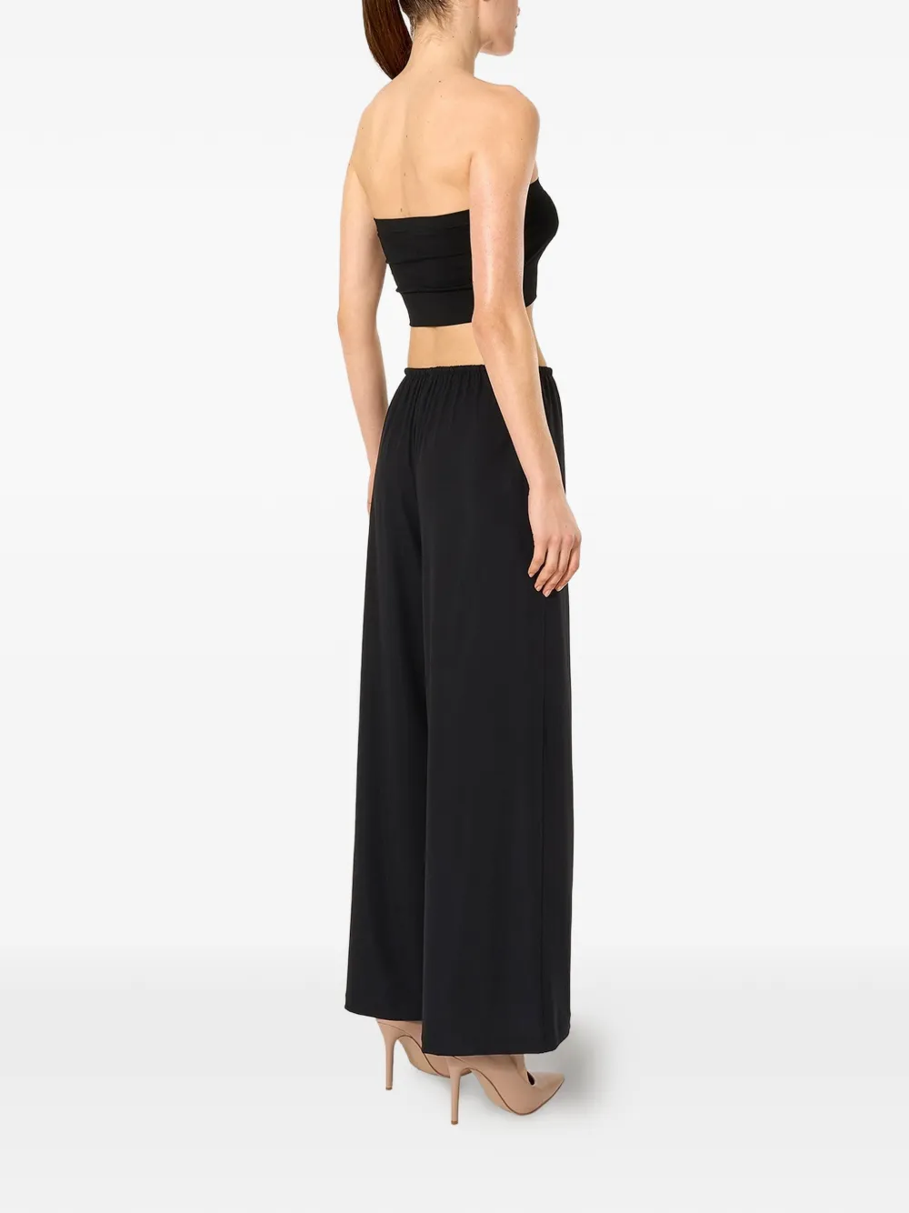 Wolford Summer Flow palazzo broek met trekkoord Zwart
