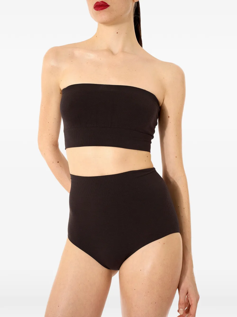 Wolford Naadloze bandeau bh Bruin