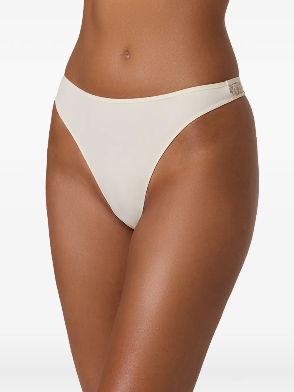 Wolford String met kanten afwerking Beige