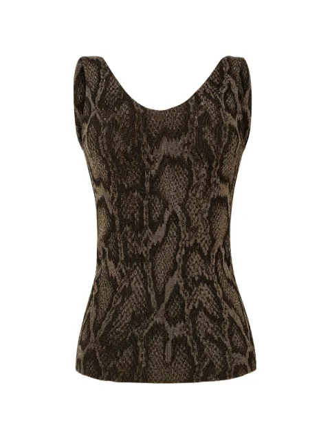 Wolford python-print tank top