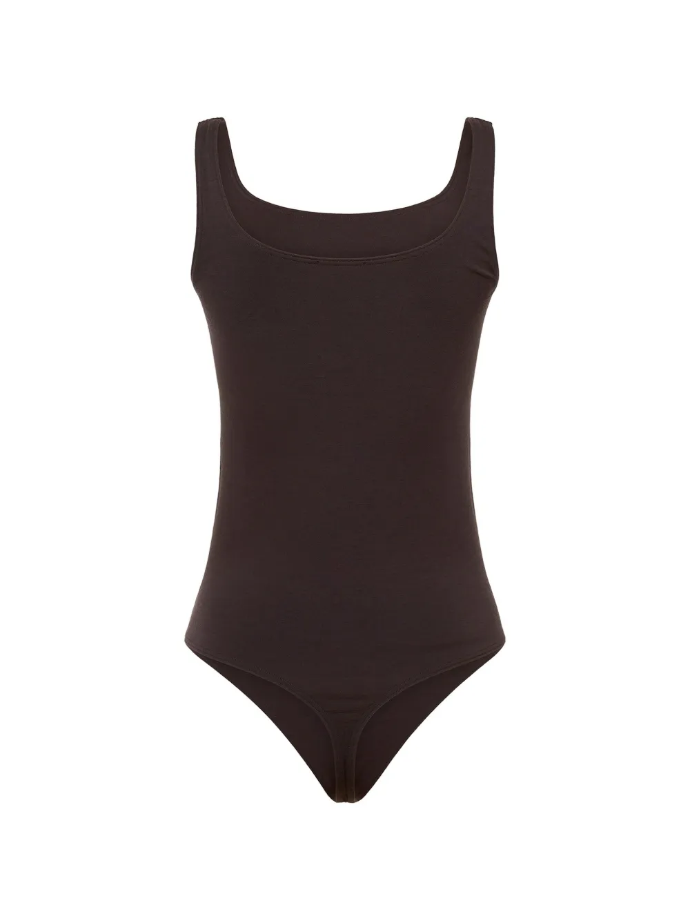 Wolford Naadloze mouwloze body Bruin