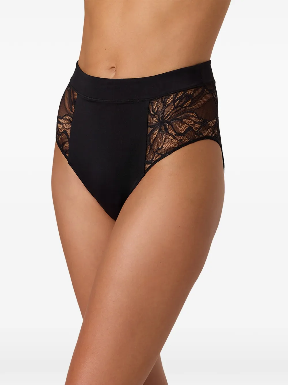 Wolford High-waist slip met kant Zwart