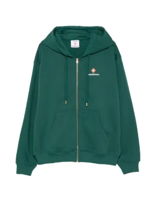 Balenciaga zip-up Hooded Sweater | Green | FARFETCH