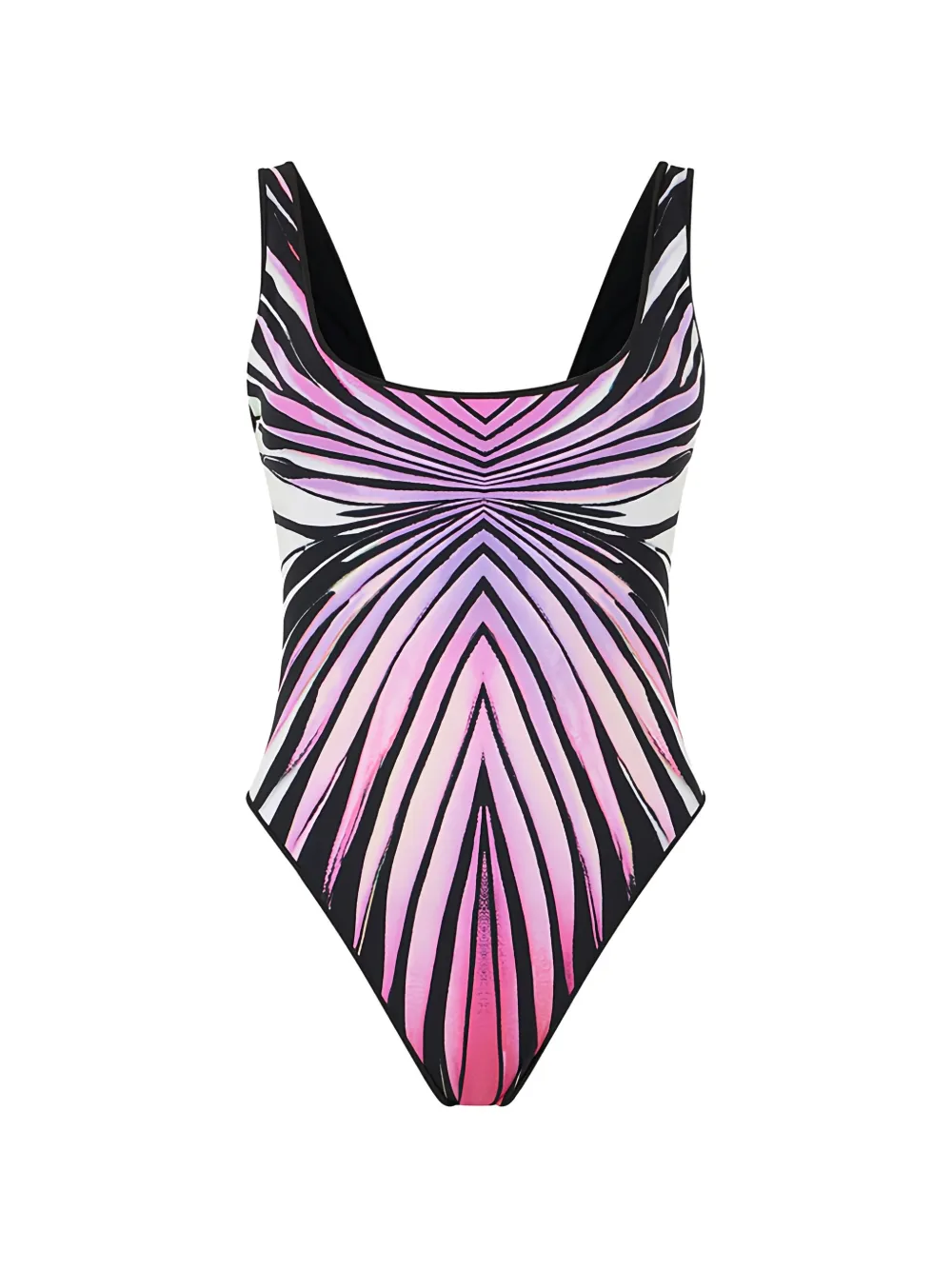 Roberto Cavalli graphic-print swimsuit - Rosa