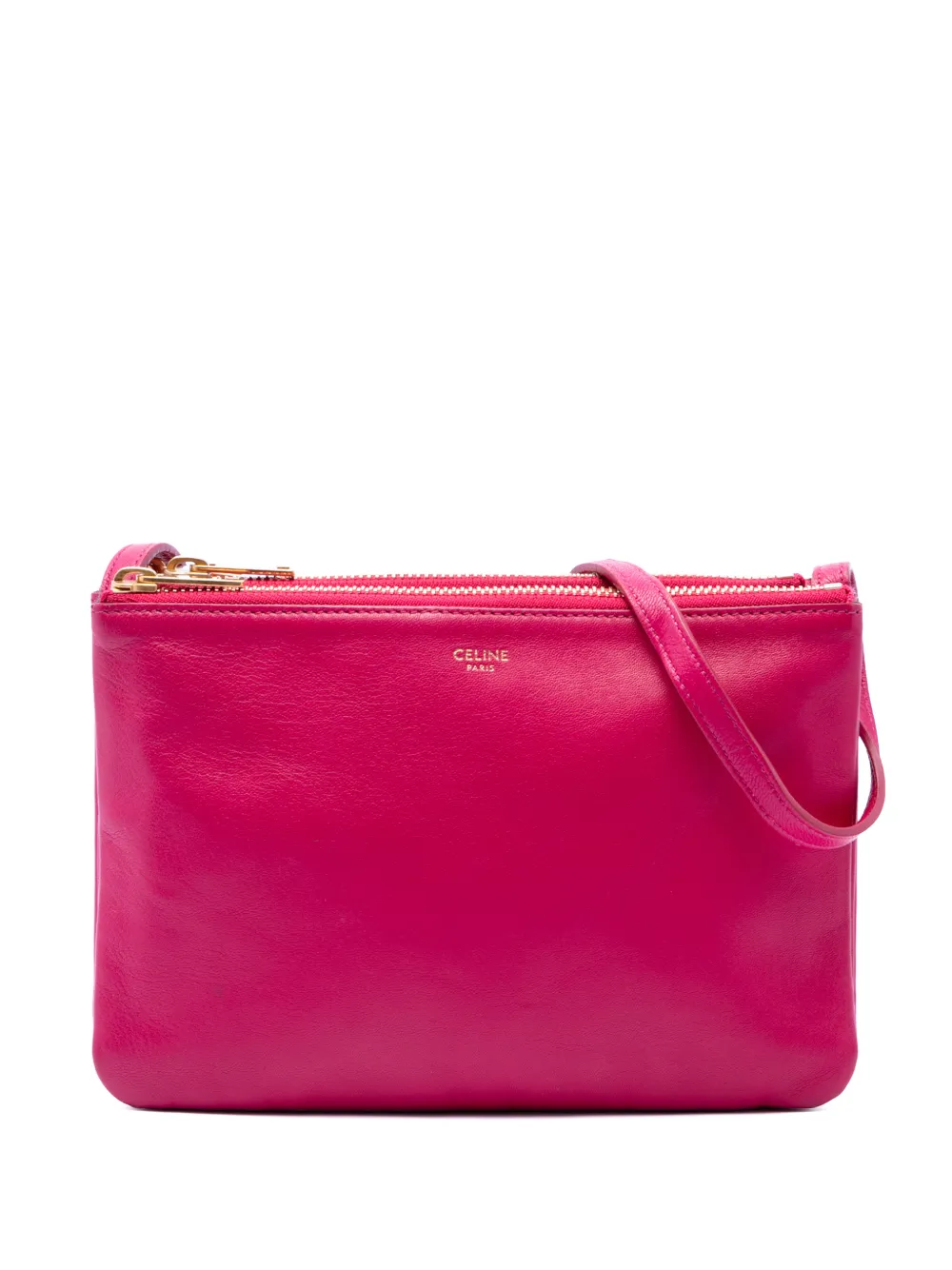 Celine Pre-Owned Borsa a tracolla Trio piccola in pelle di agnello 2000-2026 - Rosa