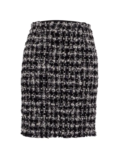 Lanvin Pre-Owned falda de tweed de bouclé 2011