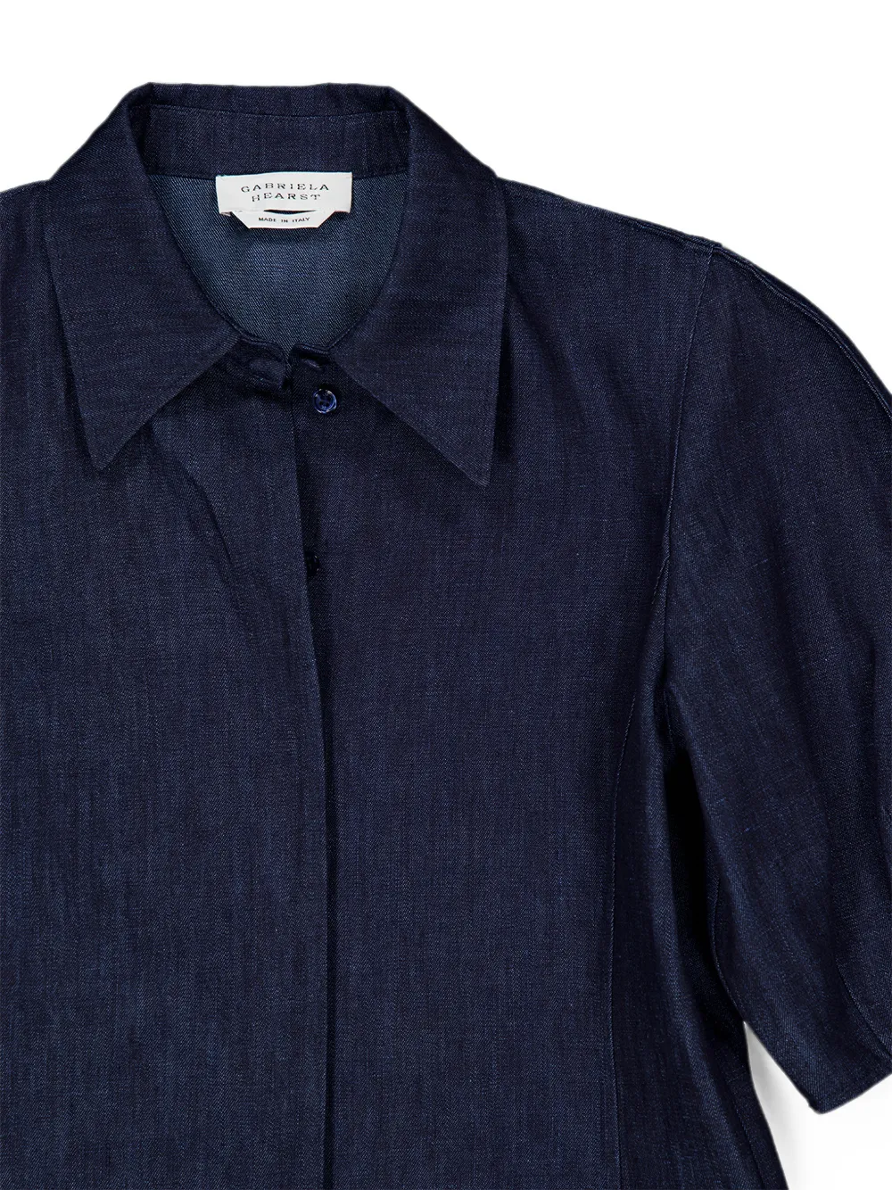 Gabriela Hearst Sansi top met pofmouwen Blauw