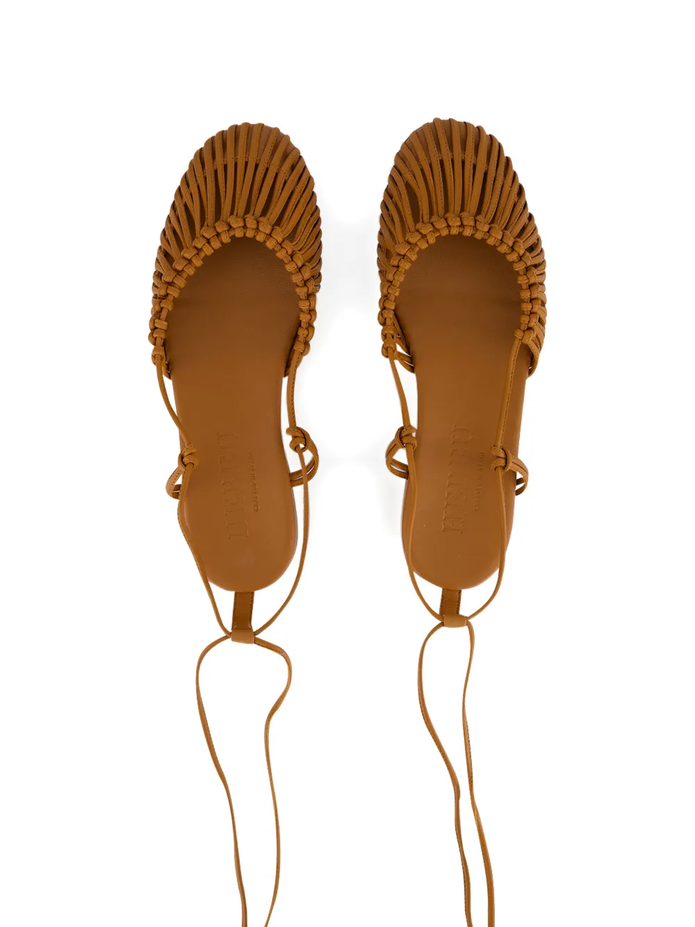 Hereu Mantera leren sandalen Bruin