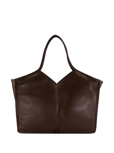 Hereu Calella squared leather tote bag