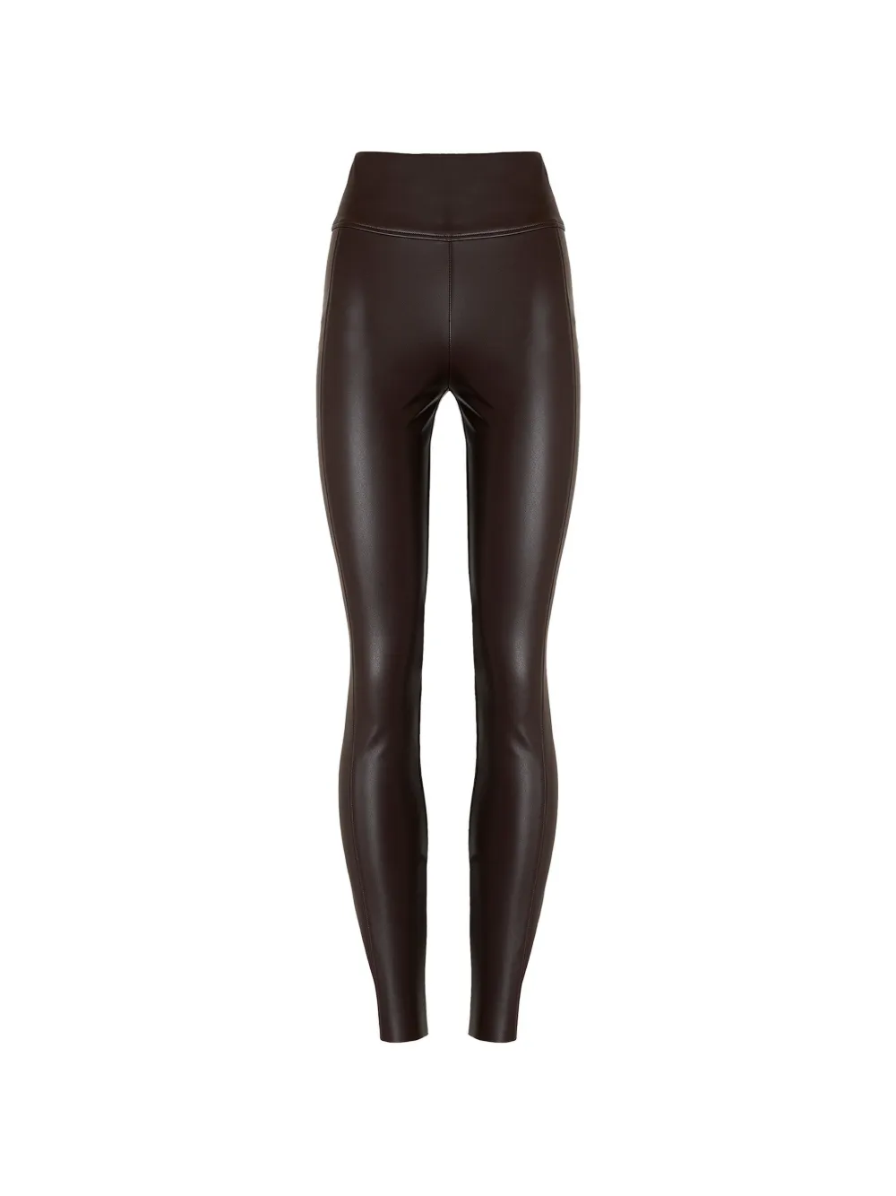 Wolford Edie Leggings aus Faux-Leder - Braun