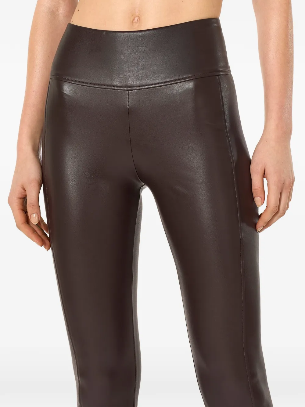 Wolford Edie legging van imitatieleer Bruin