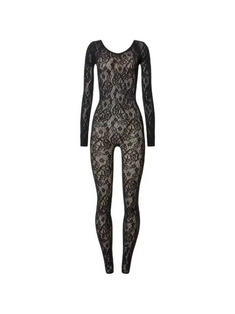 Wolford Infinite Rose floral-lace jumpsuit