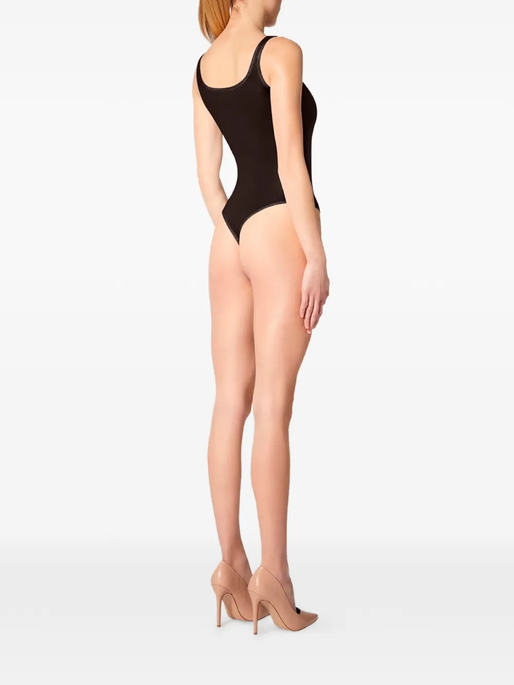 Wolford Jamaika body met string Bruin