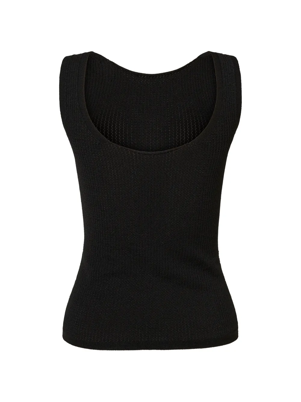 Wolford Naadloze tanktop met mesh Zwart