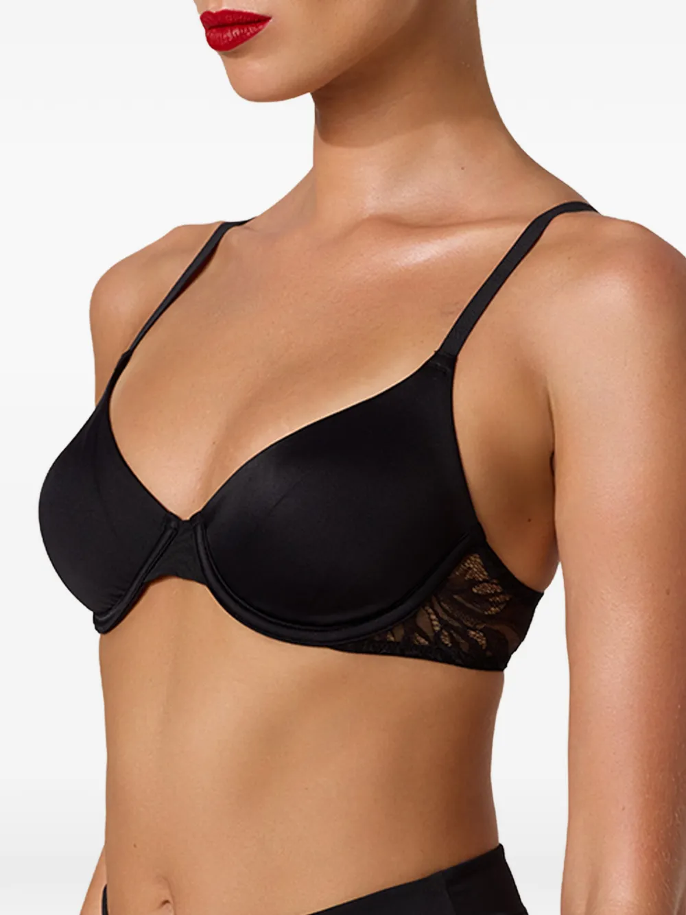 Wolford Bh met afwerking van kant Zwart