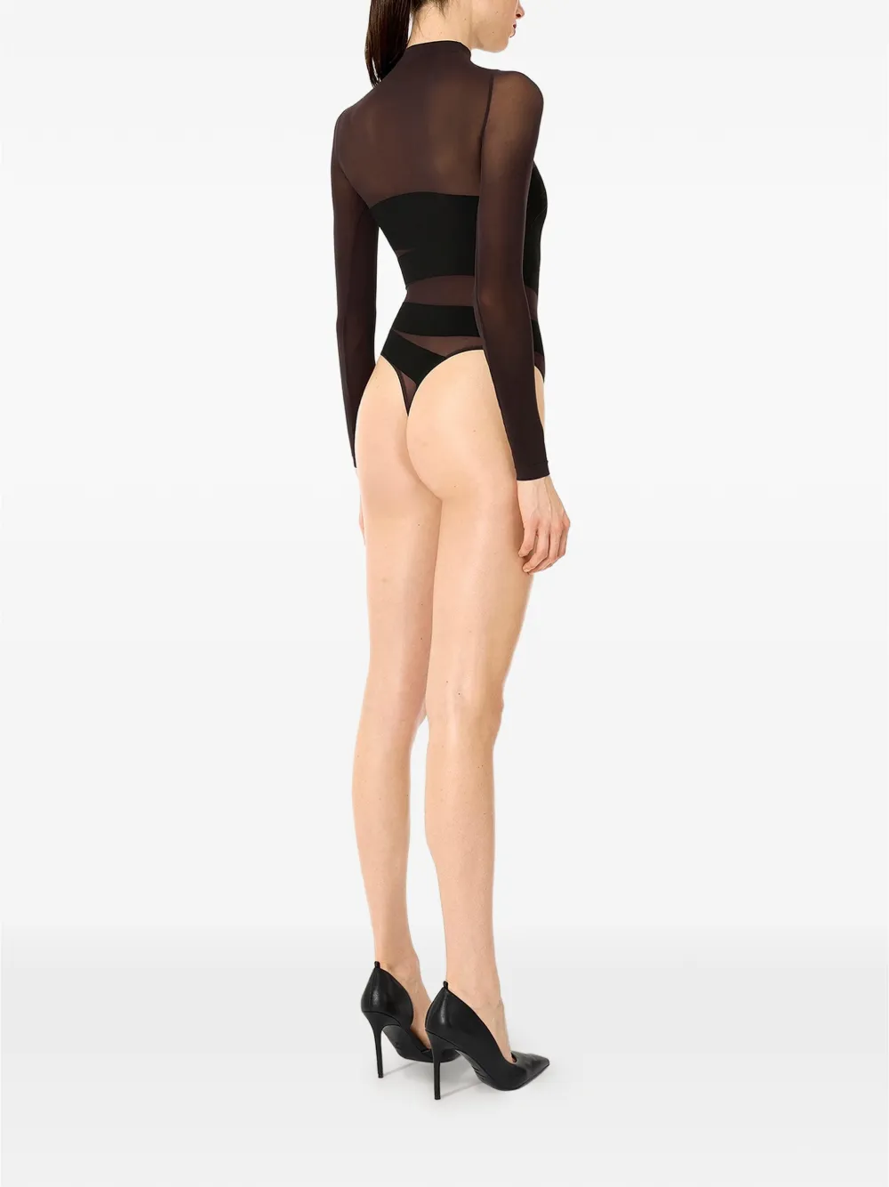 Wolford Infinite Wrap body Bruin