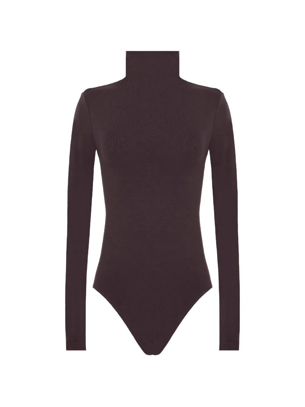 Wolford Body a collo alto - Marrone
