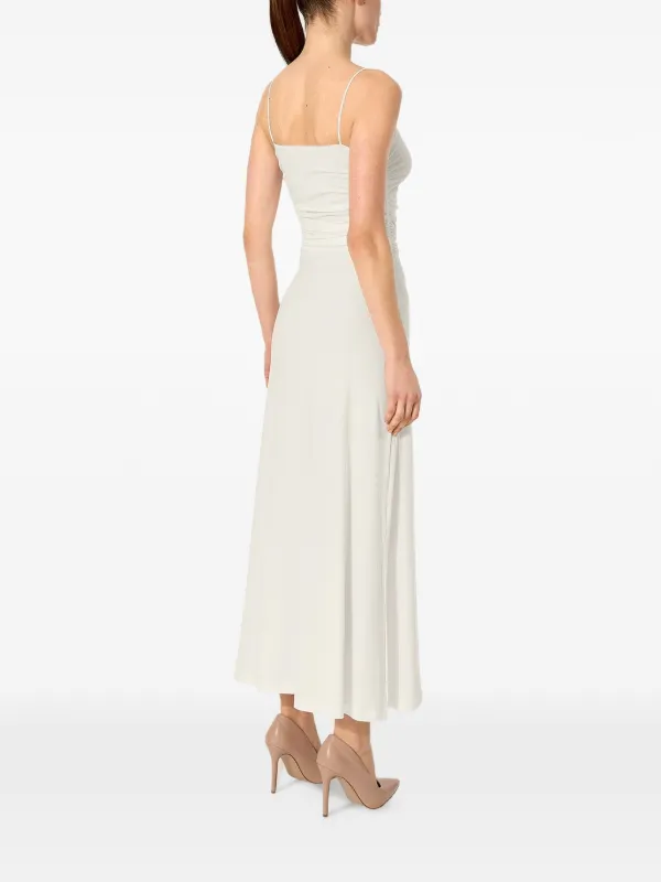flowy spaghetti strap maxi dress Wolford Summer Flow 1155 See Through