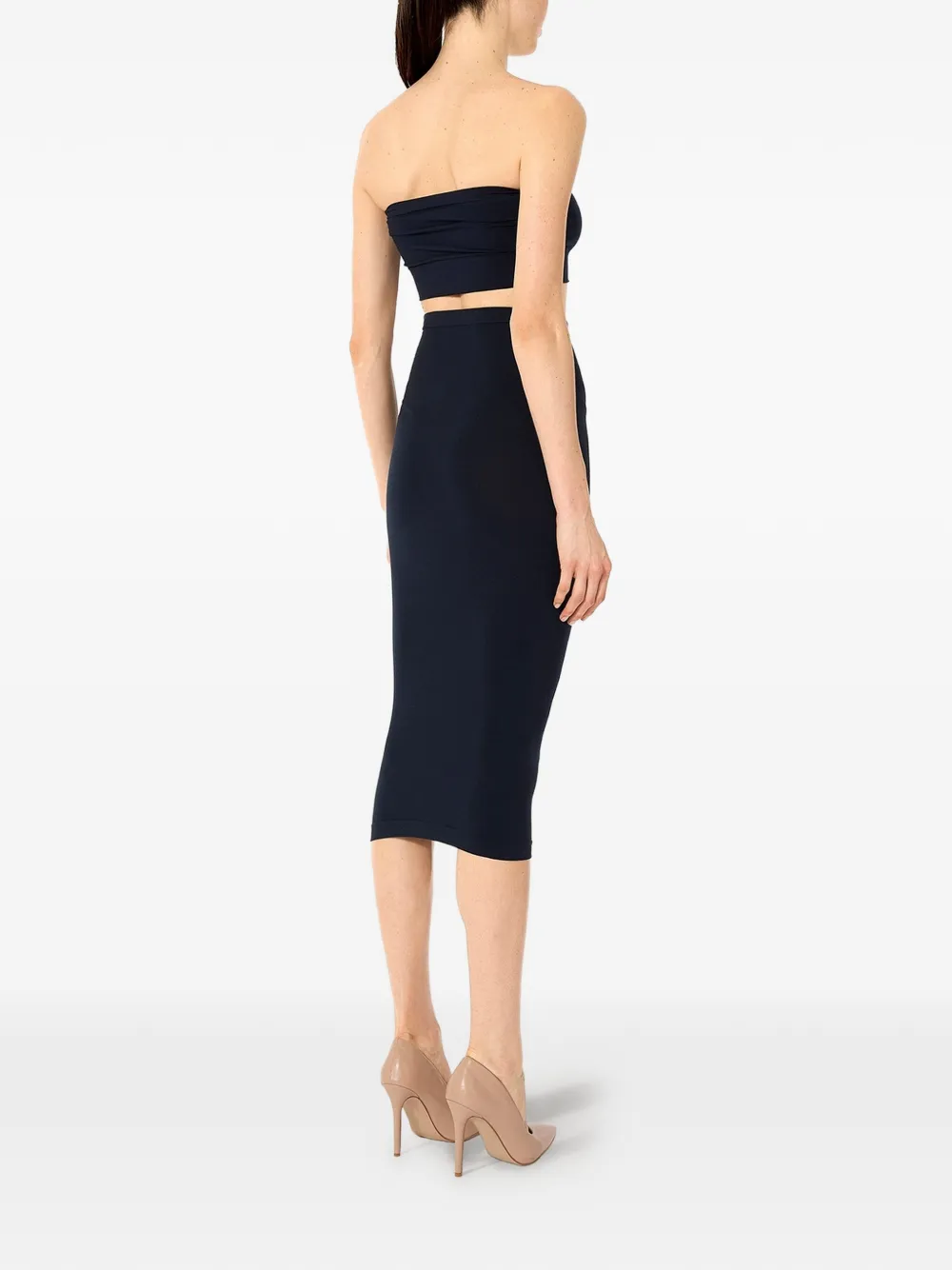Wolford Naadloze midi-rok Blauw