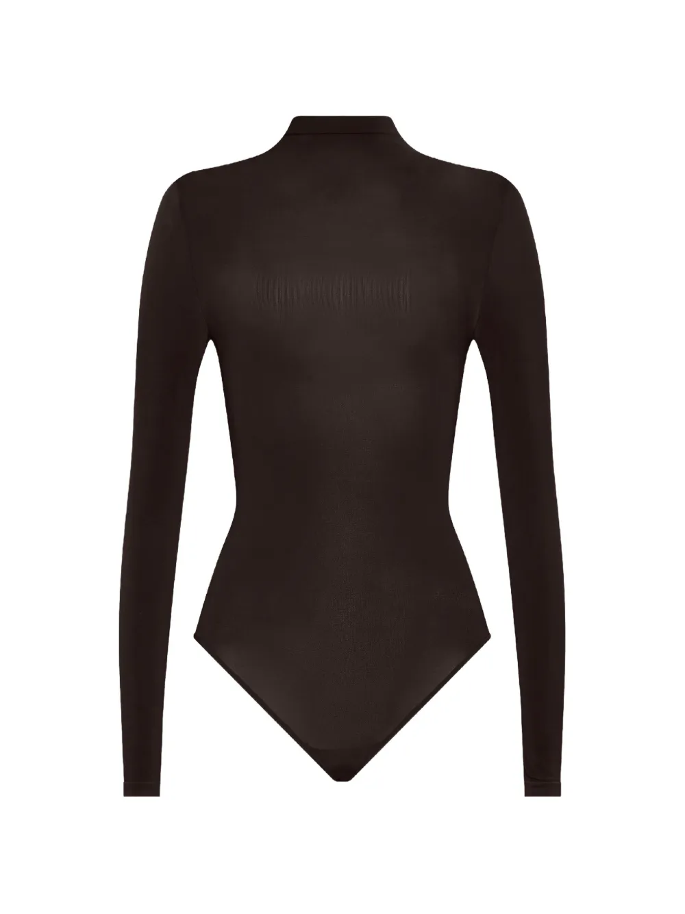 Wolford Buenos Aires body met hoge hals Bruin