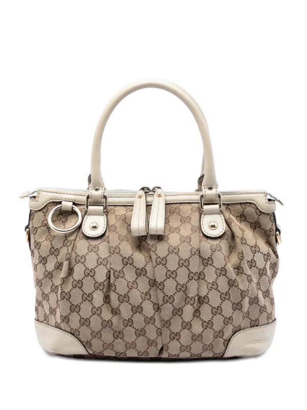 Gucci Pre-Owned 2016-2026 GGキャンバス スーキー サッチェルバッグ