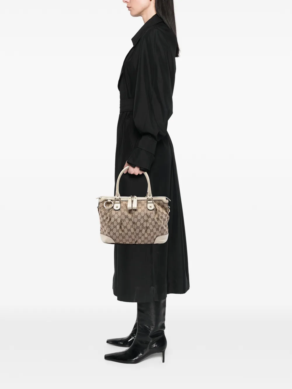 Gucci Pre-Owned 2016-2026 GGキャンバス スーキー サッチェルバッグ