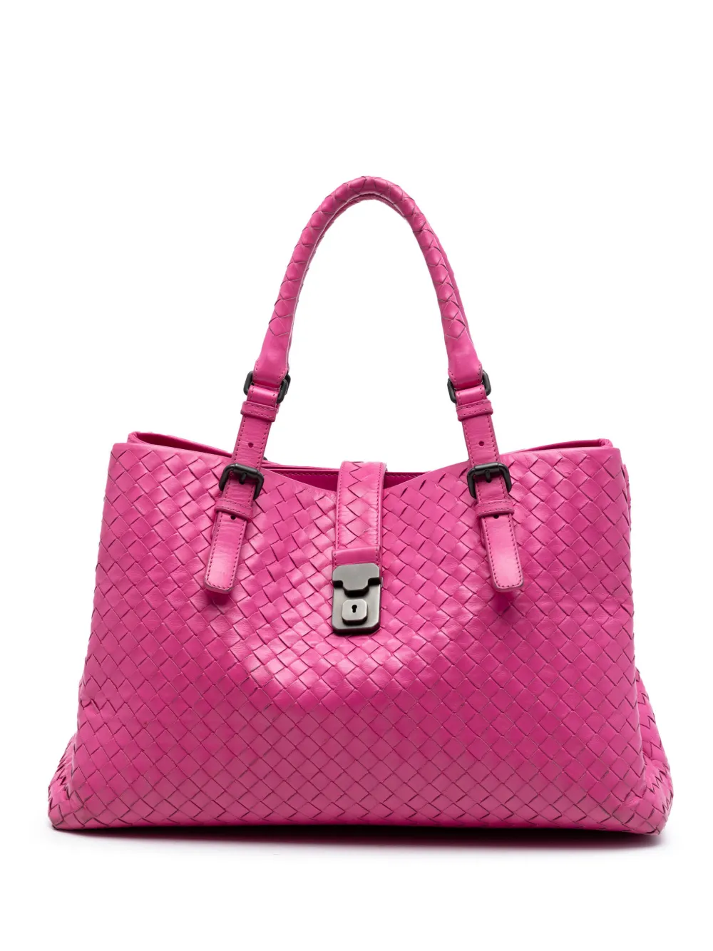Bottega Veneta Pre-Owned 2012-2026 Medium Nappa Intrecciato Roma tote bag - Rosa