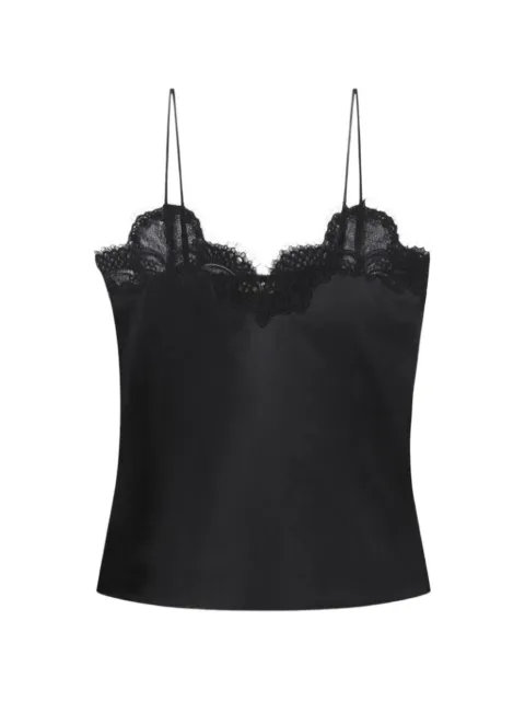 Co lace-trim blouse