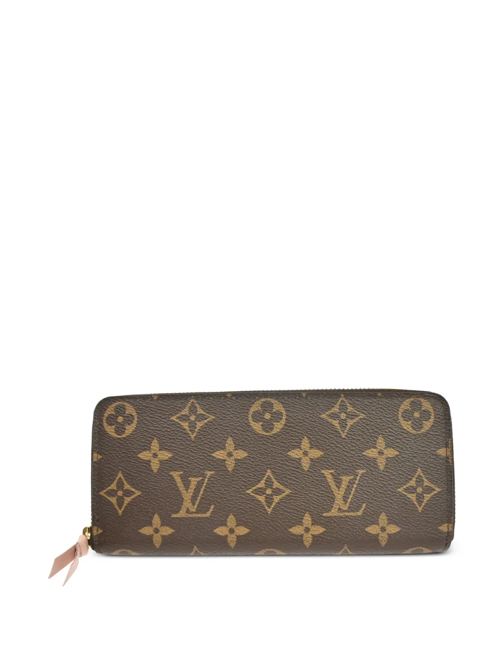 Louis Vuitton Pre-Owned 2017 Clemence Monogram-pattern long wallet - Marrone