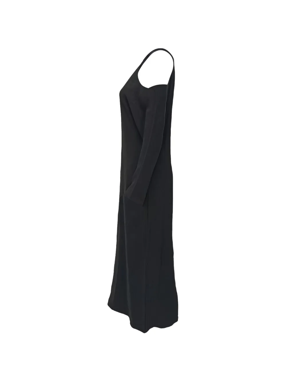 Pre-owned The Row Cutout Shoulder Dress In Black