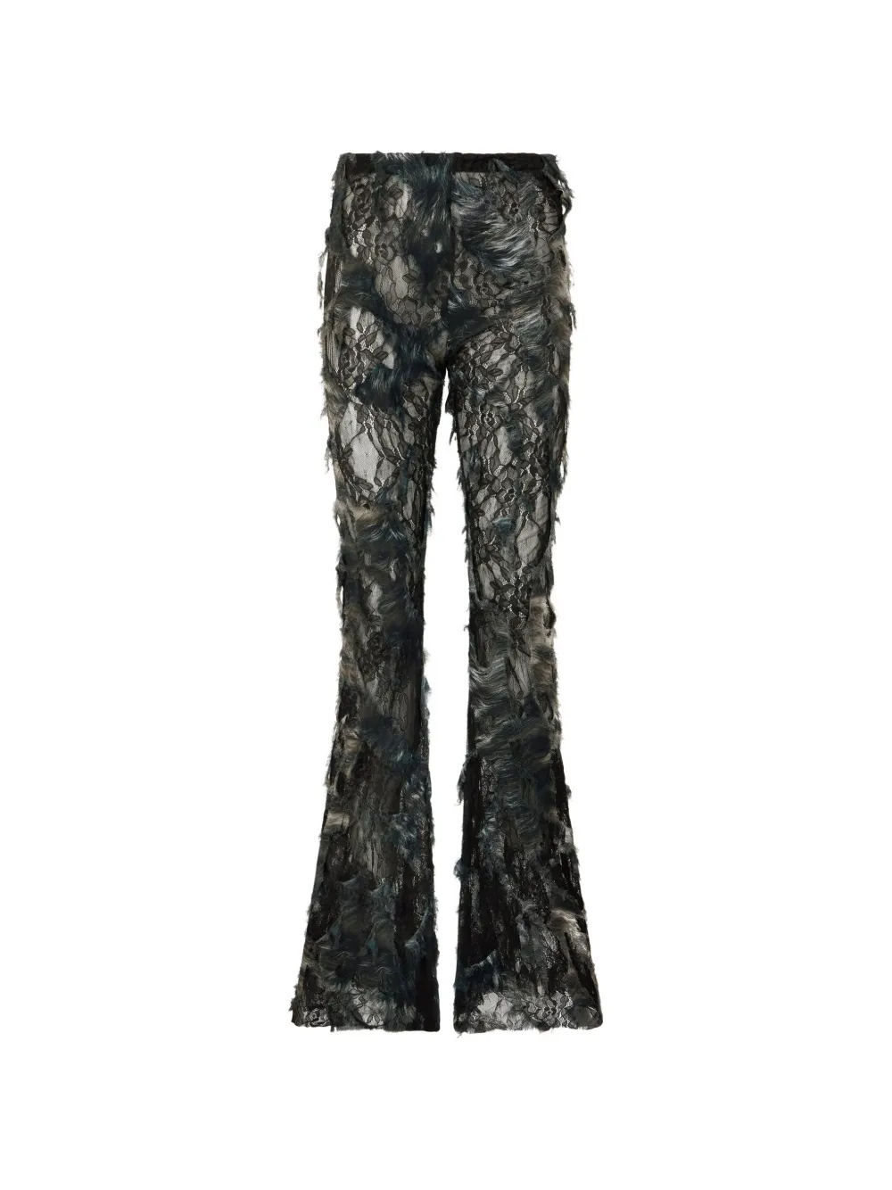 Roberto Cavalli Cropped-Jeans in Distressed-Optik - Schwarz