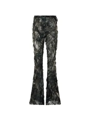 Roberto Cavalli Rose jaguar-print Silk Trousers | Neutrals | FARFETCH