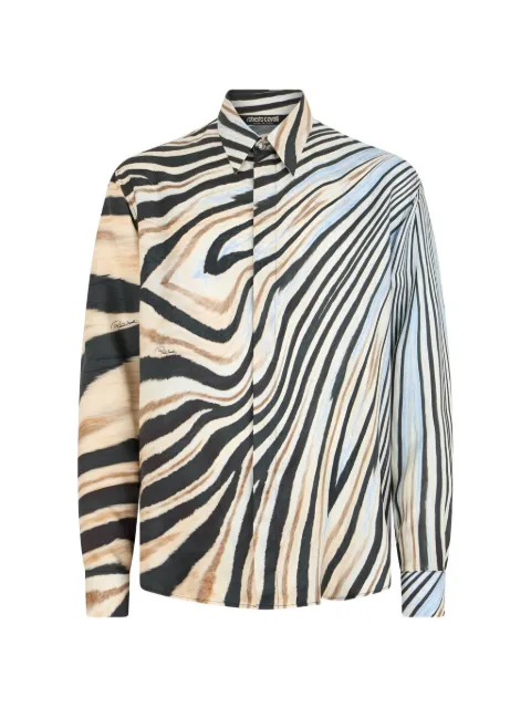 Roberto Cavalli striped shirt