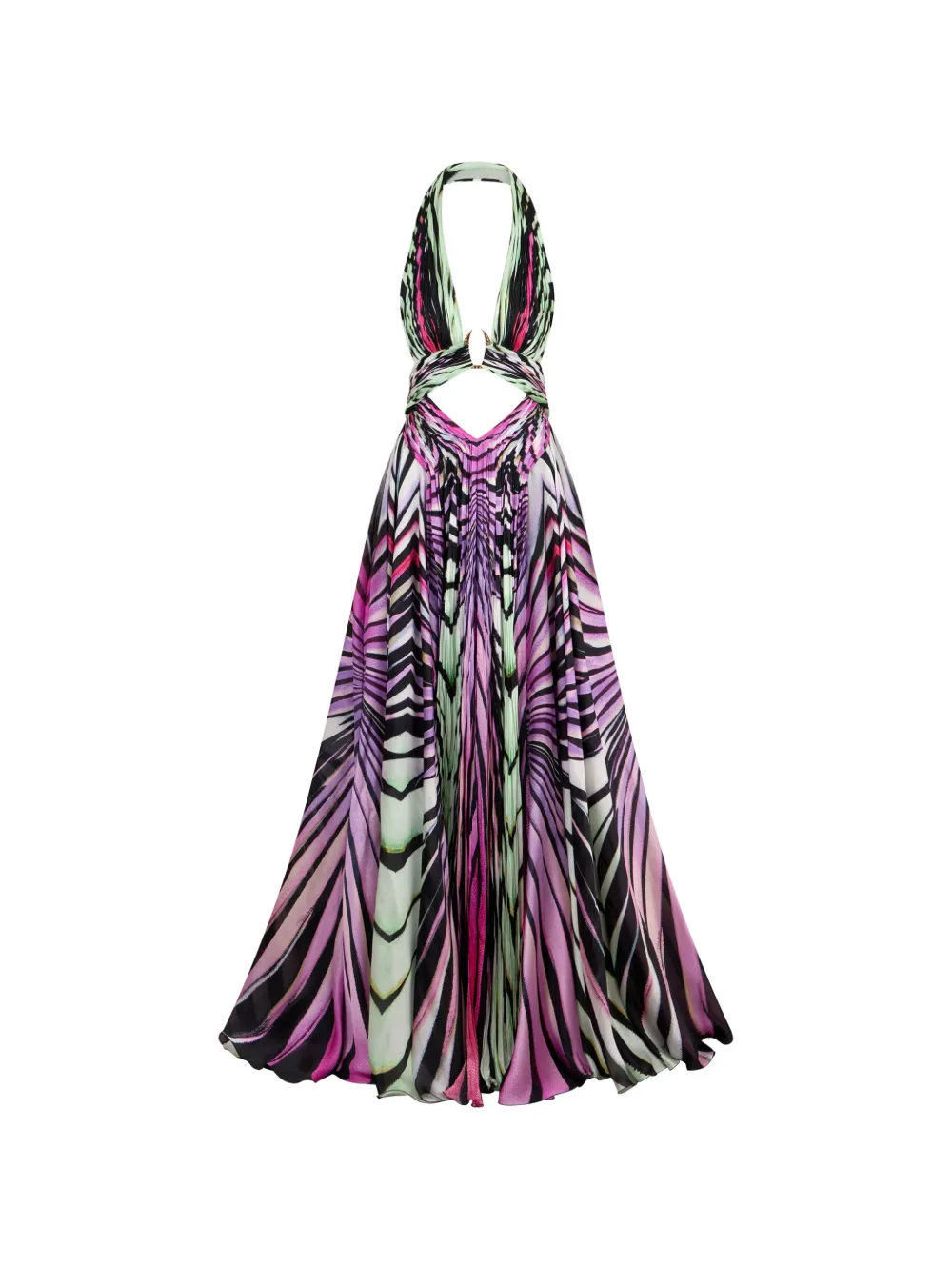 Roberto Cavalli Ray Of Paradise printed maxi dress - Purple