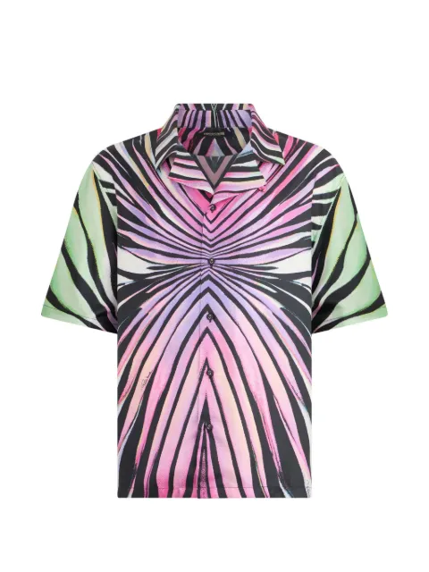 Roberto Cavalli graphic-print short-sleeve shirt