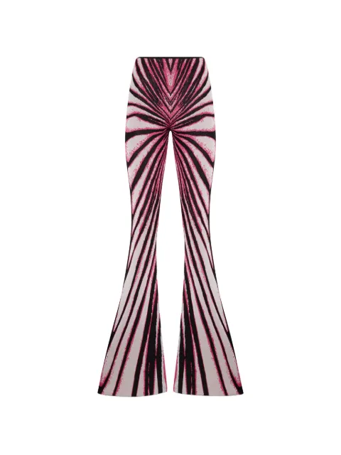 Roberto Cavalli pantalon Ray Of Paradise à coupe évasée