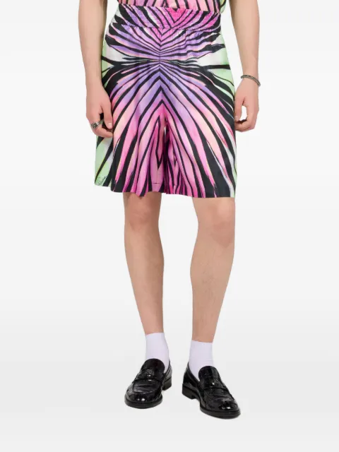 Roberto Cavalli short à imprimé graphique