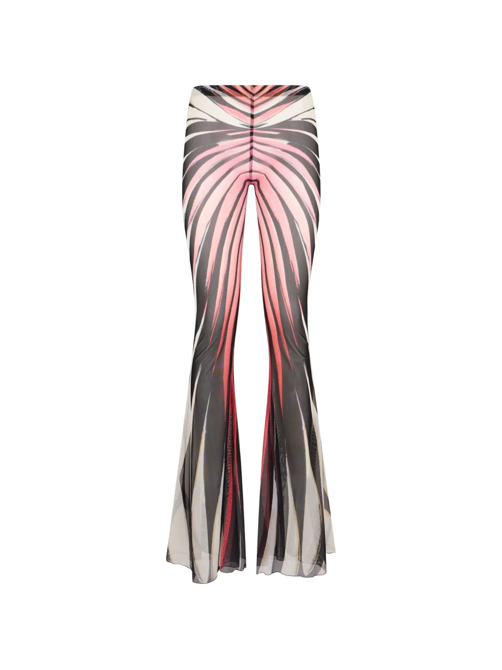 Roberto Cavalli Ray Of Paradise semi-sheer trousers - Black