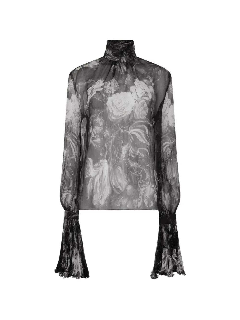 Roberto Cavalli floral-print silk-chiffon blouse