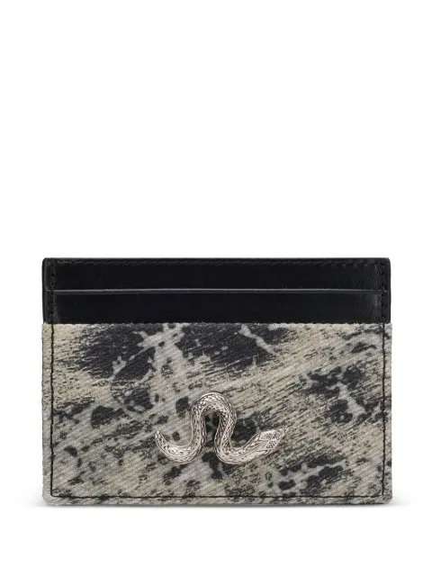Roberto Cavalli animal-print cardholder
