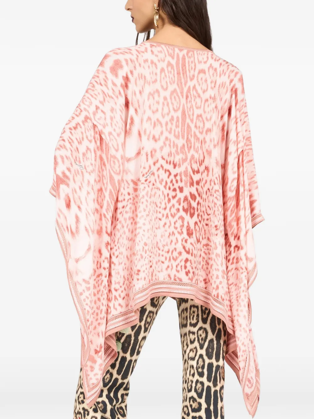 Roberto Cavalli Tuniek met luipaardprint Roze