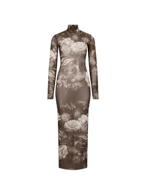Roberto Cavalli vestido largo con estampado floral