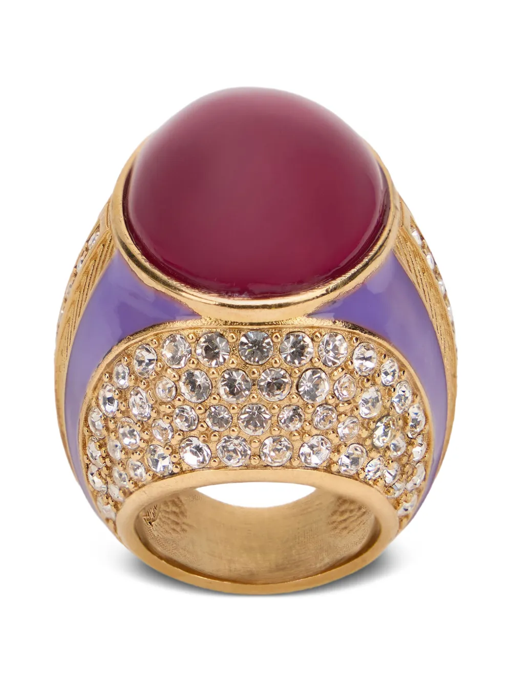 Roberto Cavalli Anello con cristalli - Oro