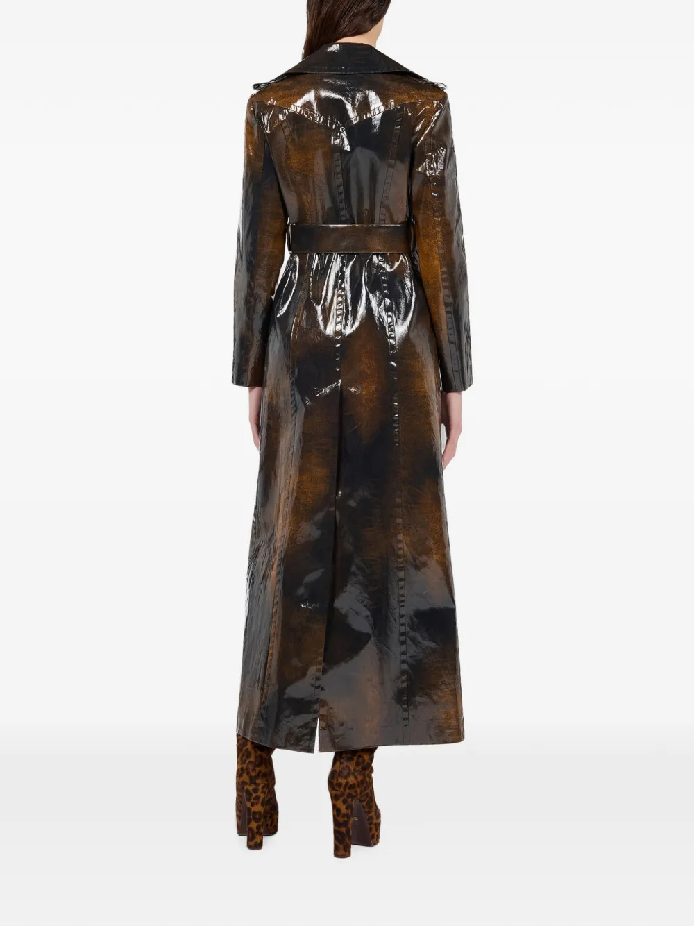 Roberto Cavalli Jas met ceintuur Bruin