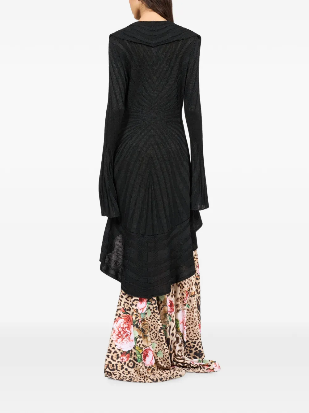 Roberto Cavalli Vest met ruches afwerking Zwart