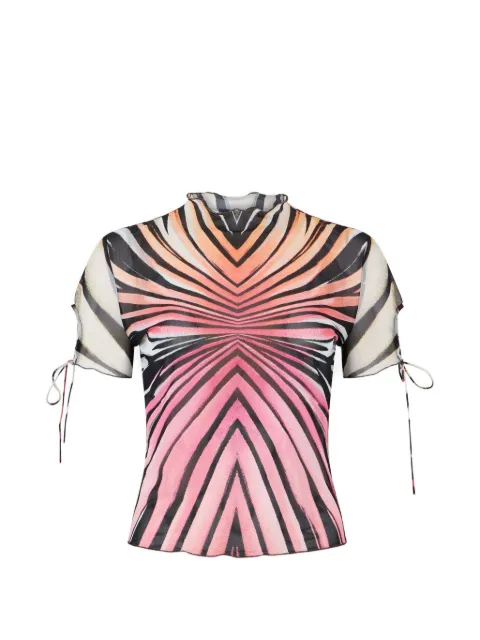 Roberto Cavalli zebra-print T-shirt