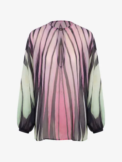 Roberto Cavalli blusa con estampado Ray Of Paradise